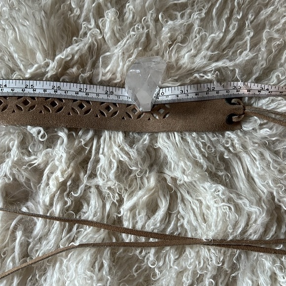 Suede Hippie Belt with Grommets - Picture 4 of 5